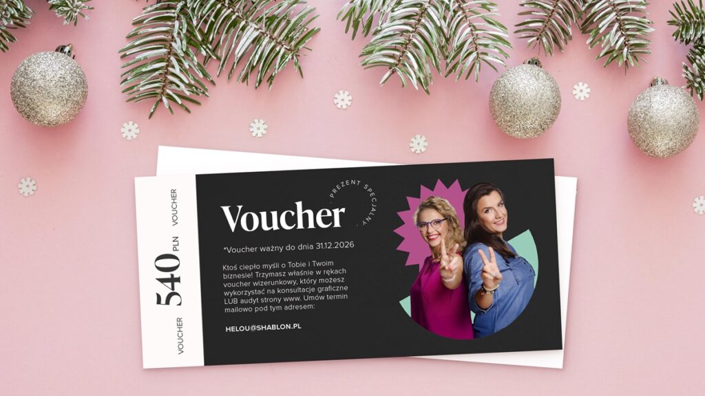 Voucher na usługi graficzne SHABLON