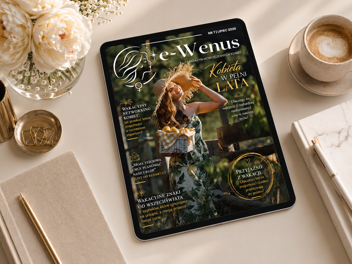 Cyfrowy magazyn dla kobiet e-Wenus lipiec 2026. Popularny portal i magazyn e-Wenus.pl