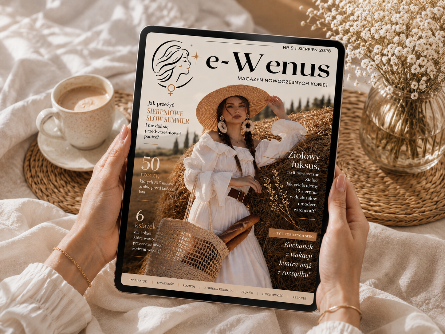 Cyfrowy magazyn dla kobiet e-Wenus sierpień 2026. Popularny portal i magazyn e-Wenus.pl