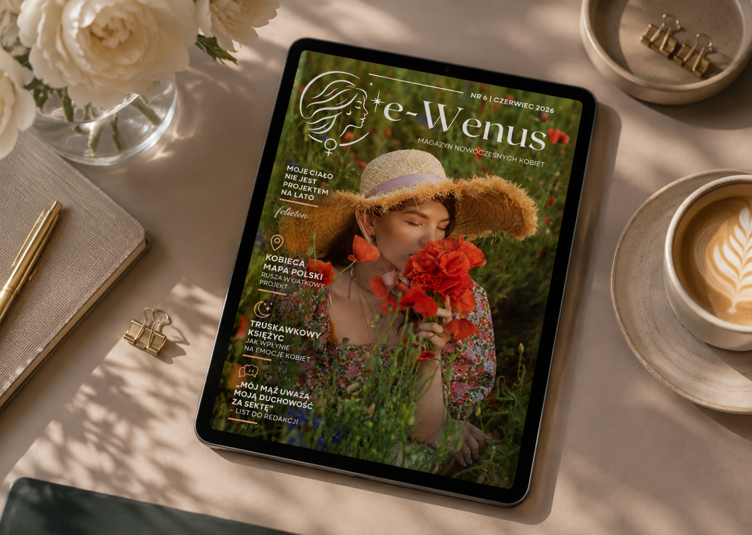 Cyfrowy magazyn dla kobiet e-Wenus czerwiec 2026. Popularny portal i magazyn e-Wenus.pl